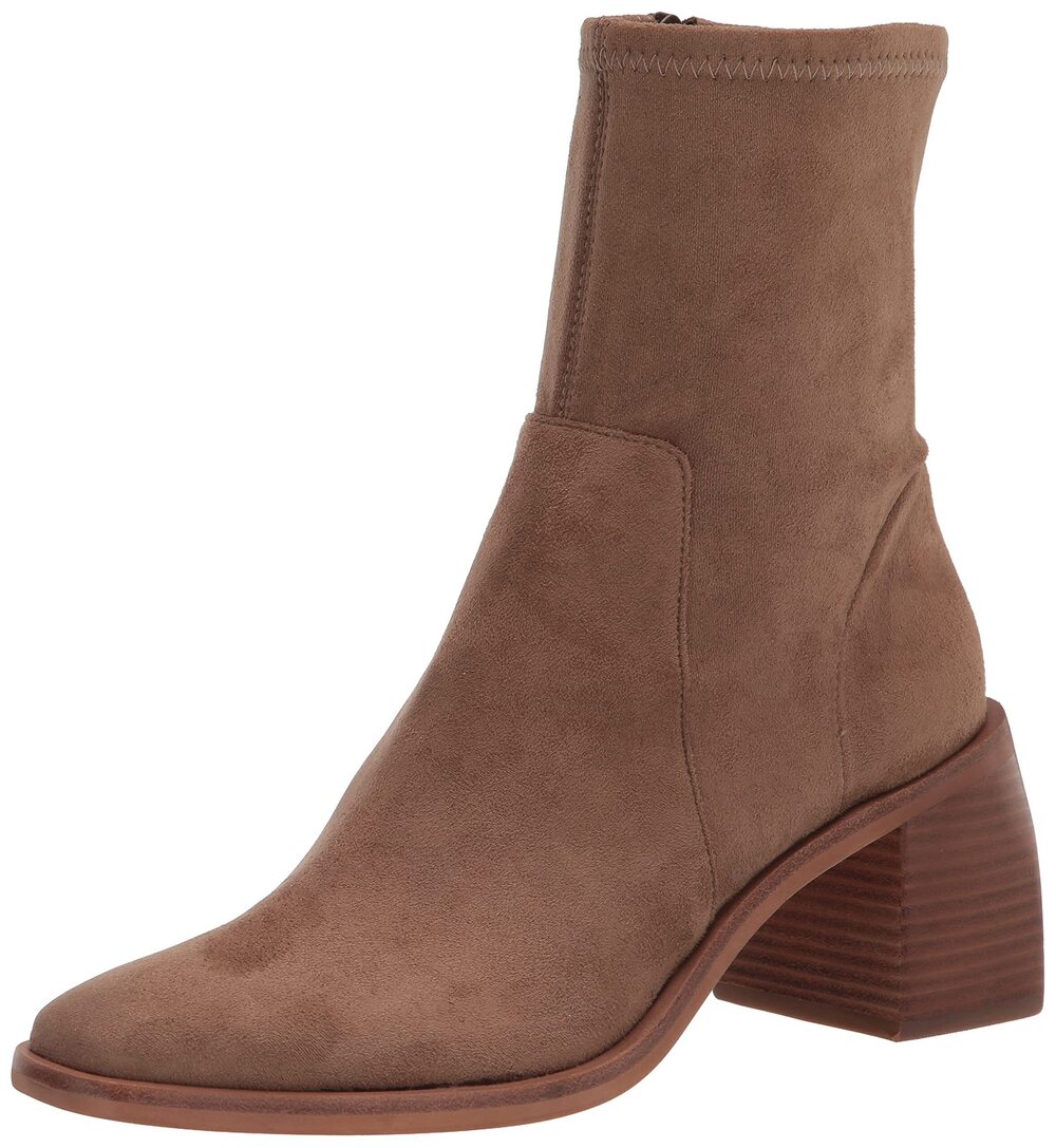 DOLCE VITA WOMEN'S INDIGA BLOCK HEEL STRETCH BOOTIE